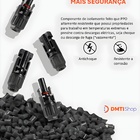 Dmti Conector Mc4 3 Vias Y Cabo P/ Ligação Paralelo Painel So