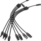 Dmti Conector Mc4 4 Vias Y Cabo P/ Ligação Paralelo Painel So