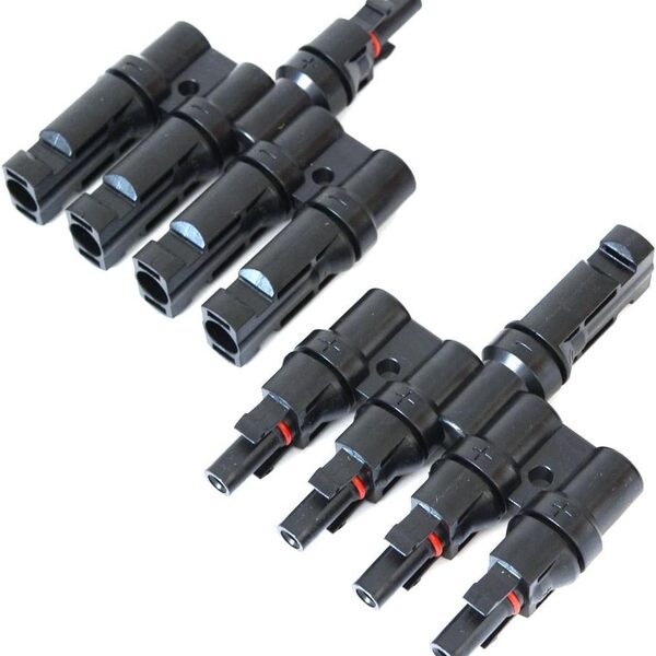 Dmti Conector Mc4 4 Vias Y Paralelo P/ Painel Placa Solar