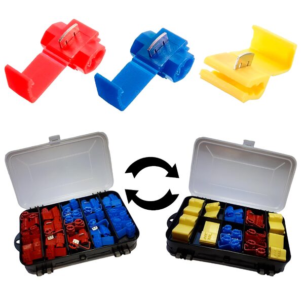 Dmti Estojo Duplo Conector Derivação Emenda Fios 0,5 A 6mm -