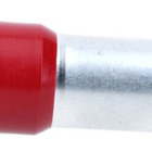 Dmti Kit 10un Terminal Tubular Ilhós 95mm Pré Isolado Vermelho