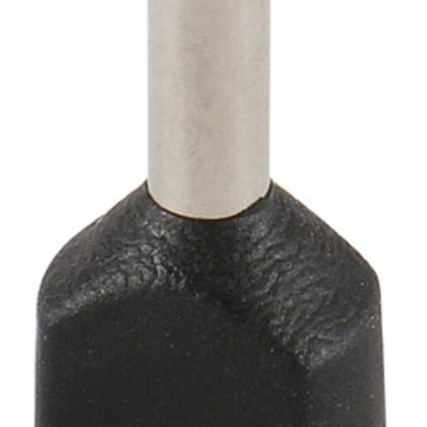 Dmti Kit 200pçs Terminal Elétrico Ilhós Tubular Duplo 1,5mm P