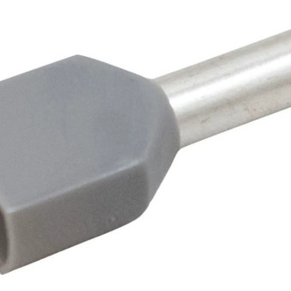 Dmti Kit 200pçs Terminal Elétrico Ilhós Tubular Duplo 4mm Cin