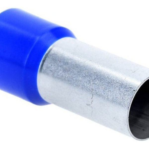 Dmti Kit 20un Terminal Tubular Ilhós 120mm Isolado Azul E120-