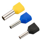 Dmti Kit 250pçs Terminal Tubular Ilhós Duplos 1,5 / 2,5 / 6mm