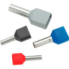 Dmti Kit 400x Terminal Tubular Ilhós Duplos 1,0 / 1,5 / 2,5 /