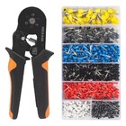 Dmti Kit Alicate Sextavado Crimpar E 1200 Terminais Ilhós Tub