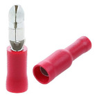 Dmti Kit Terminal Bala Fêmea E Macho Pré Isolado Vermelho 50p