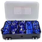 Dmti Kit Terminal Forquilha Luva Olhal Faston Fêmea Ilhós 2,5