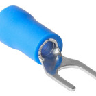 Dmti Terminal Forquilha Garfo Pré Isolado Azul 1,5 - 2,5mm 50
