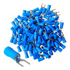 Dmti Terminal Forquilha Garfo Pré Isolado Azul 1,5 - 2,5mm 50