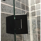 Dobradiça 1010 Preta Inox 180° Porta Box Vid/vid Gv48 Polida