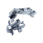 Dobradiça 175 Graus Alta (curva) Sem Amortecimento Com Calco