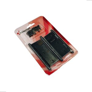 Foto de Dobradiça 3 1/2 X 3 Preta Anel Tolemat Jogo Cartela 3 Peças