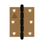 Dobradica  3" X 2.1/2 Blister Zincado Alianca