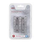 Dobradiça para Porta e Janela de Madeira  Aço Inox 304 3.1/2" até 25kg 3 peças