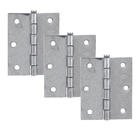 Dobradiça para Porta e Janela de Madeira  Aço Inox 304 3x2.1/2" até 25kg 3 peças