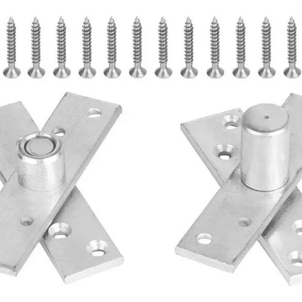 Dobradiça Aço Inox Para Porta Pivotante Até 150kg