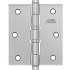 Dobradiça Aco Leve 3x2 1/2" Com Anel Cromada