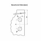 Dobradiça Automática Para Box 1114 Cromada