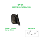 Dobradiça Automática Para Box De Banheiro - Bronze