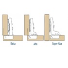 Dobradiça Blum Copo 35mm Curva Com Amortecedor Blumotion Calç