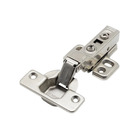 Dobradiça Click Com Pistão Curva 3,5cm - Renna