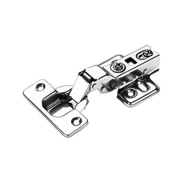 Dobradiça Com Amortecedor Calço Fixo Inox Curva Inox 35mm - R