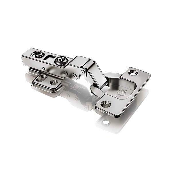 Dobradiça Com Amortecedor Clip-on Curva Niquelado 35mm - Hd F