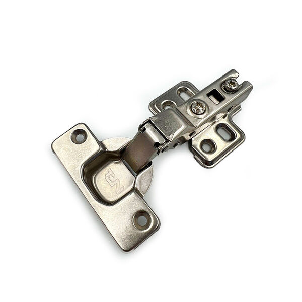 Dobradiça Com Amortecedor Curva 35mm Calço Fixo Dobradica Com