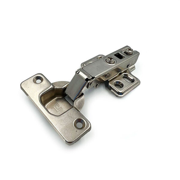 Dobradiça Com Amortecedor Reta 35mm Calço Fixo Dobradica Com