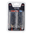 Dobradiça para Porta e Janela de Madeira com Rolamento Aço Inox 304 4x3" até 35kg 3 peças