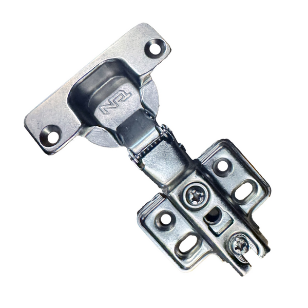 Dobradiça Curva 110G em Aço Slide On Calço Duplo 10 Peças com Parafusos TN