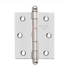 Dobradiça De Aço 1296-1ca Acetinado 3 1/2" X 3" Pç