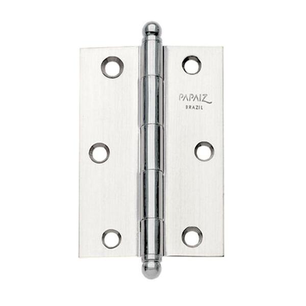 Dobradiça De Aço 1300-1cr 2 1/2" X 1 5/8" Cromado