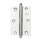 Dobradiça De Aço 1300-1cr 2" X 1 1/2" Niquelado Papaiz