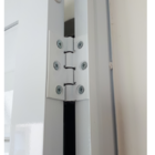 Dobradiça De Alumínio Branca 70 X 70 Kit Com 03 Unidades