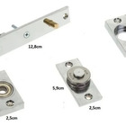 Dobradiça Eixo Pivotante Com Rolamento 100kg Preta Uniao Unico