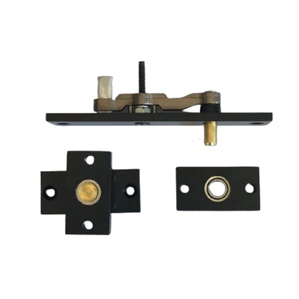 Dobradiça Eixo Pivotante Com Rolamento 100kg Preta Uniao Unico