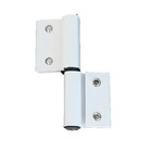 Dobradica Encaixe Linha 25 Suprema Sd771 Porta Aluminio Branco