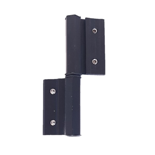 Dobradica Encaixe Linha 25 Suprema Sd773 Porta Aluminio Preto