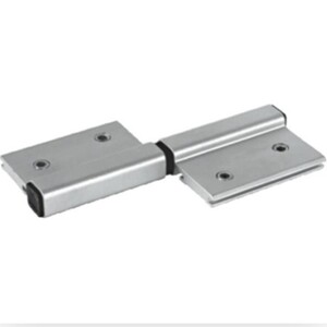 Foto de Dobradica Encaixe Linha 30 Sd323 Porta Aluminio Fosco Sextava