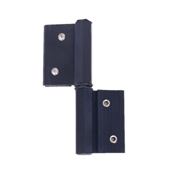 Dobradica Encaixe Linha 30 Sd323 Porta Aluminio Preto