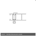 Dobradica Encaixe Suprema Db-837 Porta Janela  Camarao Preto