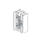 Dobradica Encaixe Tripla Linha Gold Porta Giro Abrir Branco