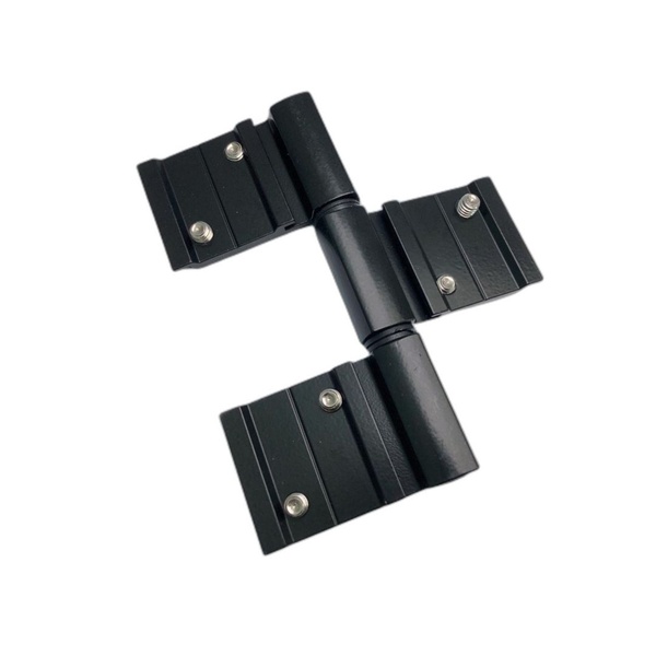 Dobradica Encaixe Tripla Preta Linha 42 Dob-704 Porta Giro Al