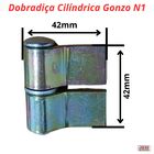 Dobradiça Gonzo Com Aba N1 Portão Porta De Ferro E Aço Kit 3