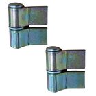 Dobradiça Gonzo Com Aba N2 Portão De Ferro E Aço Kit 2 Pçs