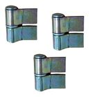 Dobradiça Gonzo Com Aba N2 Portão De Ferro E Aço Kit 3 Peças