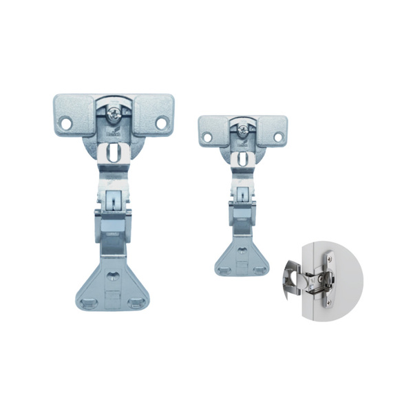 Dobradiça Hettich Selekta 4 270° Cobrim. 11mm Niquelada (kit